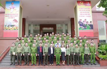 Khai giảng lớp đào tạo, bồi dưỡng tiếng Lào cho cán bộ chiến sỹ Công an tỉnh Hà Tĩnh năm 2023